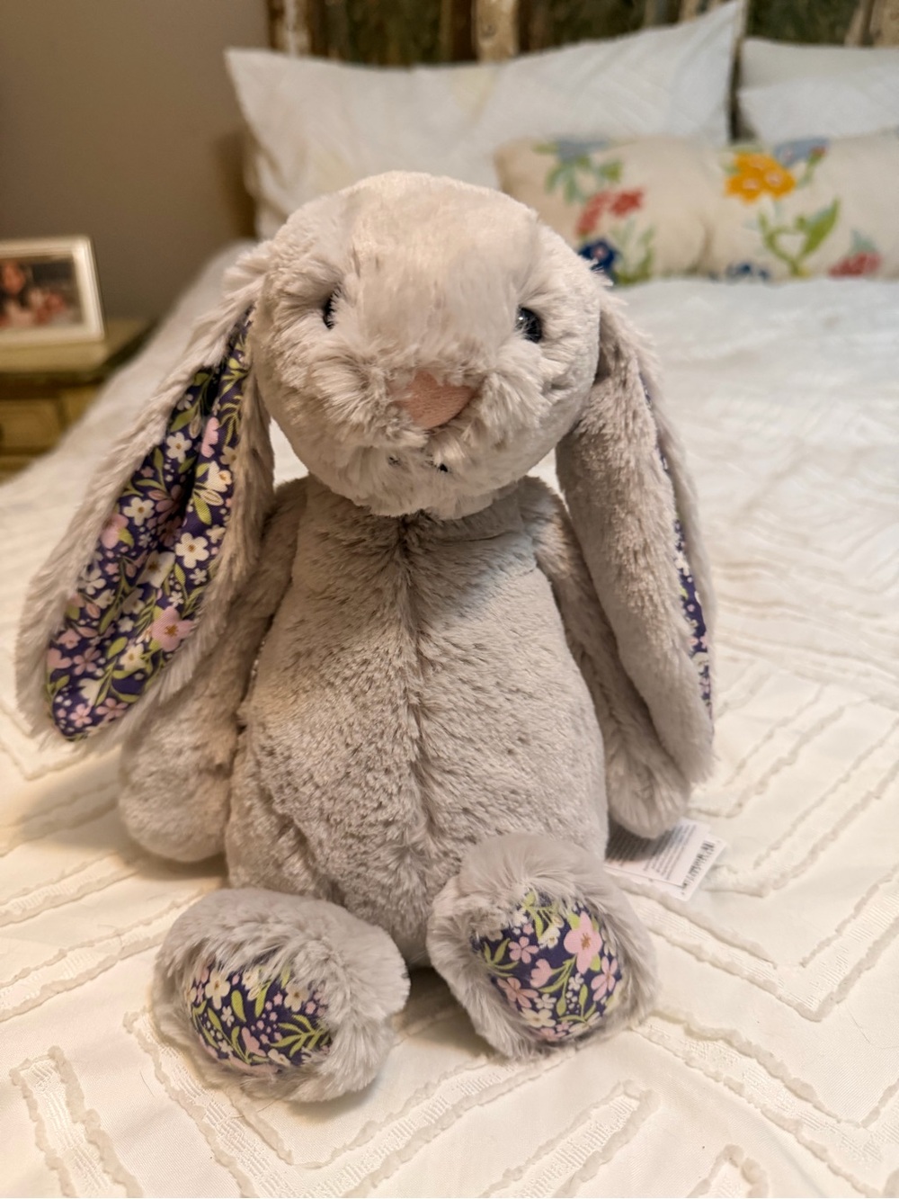 Jellycat Gray Blossom Grey Bunny ‘Bloom’ medium